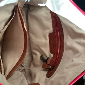 Sundance Red and Cream Leather Accent